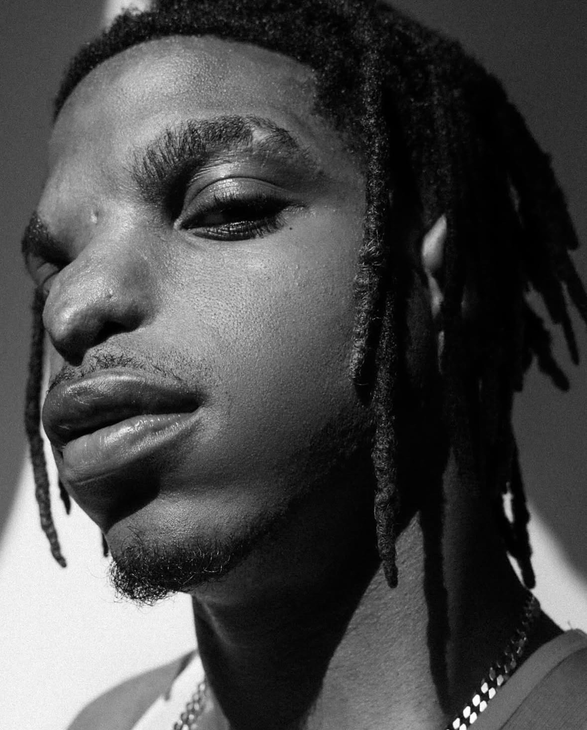 Black and white portrait